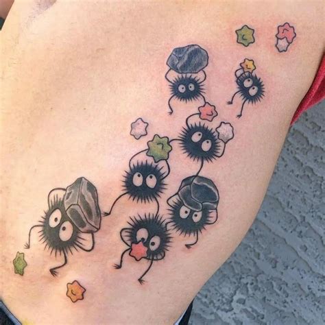 spirited away soot sprites tattoo|Soot Sprite Tattoo Ideas Inspired by Studio Ghibli